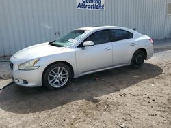 Salvage cars for sale from Copart Mercedes, TX: 2011 Nissan Maxima S