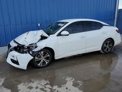 Salvage cars for sale at Houston, TX auction: 2021 Nissan Sentra SV