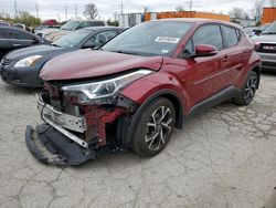 Salvage cars for sale at Bridgeton, MO auction: 2018 Toyota C-HR XLE