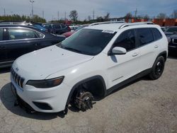 Salvage cars for sale at Cahokia Heights, IL auction: 2019 Jeep Cherokee Latitude