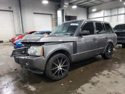 Land Rover salvage cars for sale: 2008 Land Rover Range Rover HSE