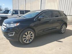 Salvage cars for sale from Copart Lawrenceburg, KY: 2017 Ford Edge Titanium