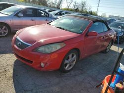 Salvage cars for sale from Copart Earlington, KY: 2006 Toyota Camry Solara SE