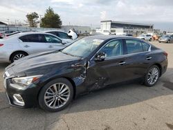 Infiniti Q50 salvage cars for sale: 2018 Infiniti Q50 Luxe