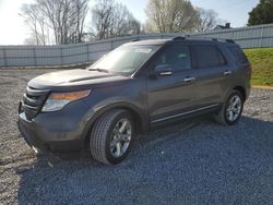 Vehiculos salvage en venta de Copart Gastonia, NC: 2015 Ford Explorer Limited