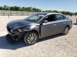 Salvage cars for sale from Copart New Braunfels, TX: 2018 Nissan Sentra S