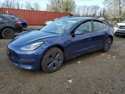 Salvage cars for sale from Copart Baltimore, MD: 2022 Tesla Model 3