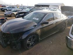 Salvage cars for sale at Brighton, CO auction: 2017 Honda Accord Sport