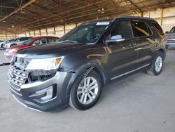 Salvage cars for sale at Phoenix, AZ auction: 2016 Ford Explorer XLT