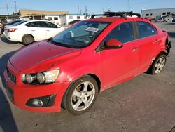 Salvage cars for sale from Copart Grand Prairie, TX: 2015 Chevrolet Sonic LTZ