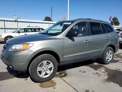 Salvage cars for sale at Littleton, CO auction: 2009 Hyundai Santa FE GLS