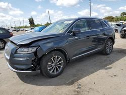 Salvage cars for sale at Miami, FL auction: 2021 Lincoln Nautilus