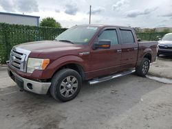 Salvage cars for sale from Copart Orlando, FL: 2009 Ford F150 Supercrew