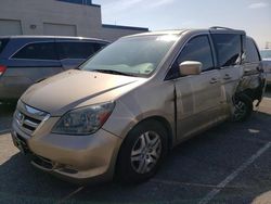 Vehiculos salvage en venta de Copart Rancho Cucamonga, CA: 2007 Honda Odyssey EXL