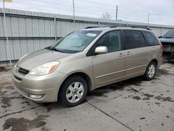 Salvage cars for sale at Littleton, CO auction: 2004 Toyota Sienna XLE