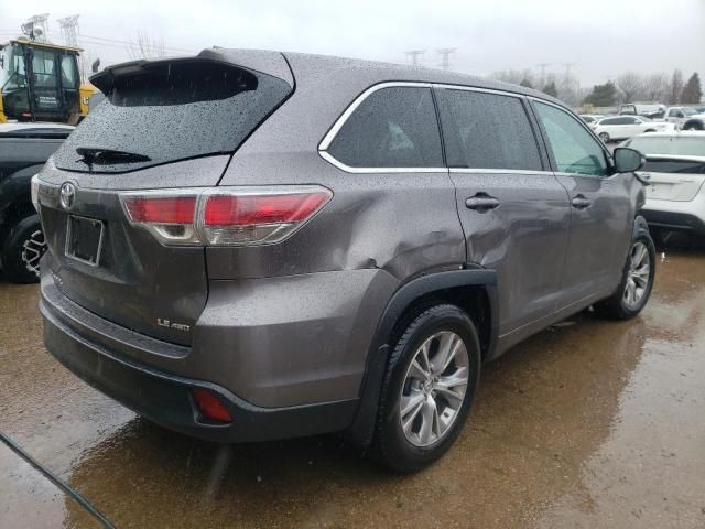 2014 Toyota Highlander LE