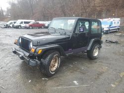 Salvage cars for sale at Marlboro, NY auction: 2000 Jeep Wrangler / TJ Sport