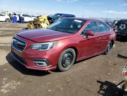 Subaru salvage cars for sale: 2018 Subaru Legacy 2.5I Premium