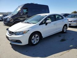 Salvage cars for sale at Vallejo, CA auction: 2015 Honda Civic LX