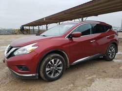 Salvage cars for sale at Temple, TX auction: 2017 Nissan Murano S