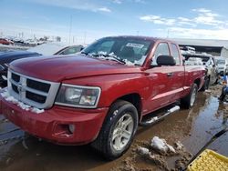 Dodge Dakota SXT salvage cars for sale: 2010 Dodge Dakota SXT