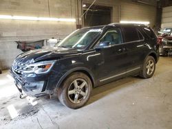 Salvage cars for sale at Angola, NY auction: 2017 Ford Explorer XLT