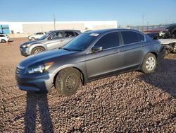 Salvage cars for sale from Copart Phoenix, AZ: 2012 Honda Accord LX