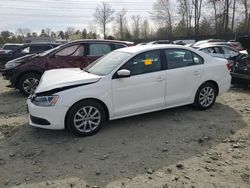 Salvage cars for sale at Waldorf, MD auction: 2012 Volkswagen Jetta SE