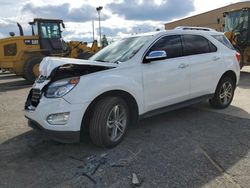 Salvage cars for sale from Copart Gaston, SC: 2017 Chevrolet Equinox Premier