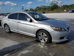 Honda salvage cars for sale: 2013 Honda Accord LX