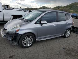 Honda FIT S salvage cars for sale: 2007 Honda FIT S