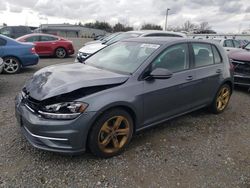 Salvage cars for sale at Sacramento, CA auction: 2021 Volkswagen Golf