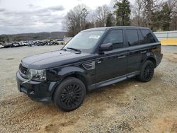 Salvage cars for sale from Copart Concord, NC: 2010 Land Rover Range Rover Sport LUX