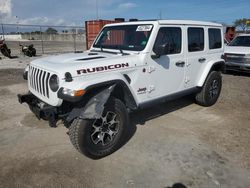 Salvage cars for sale from Copart Homestead, FL: 2021 Jeep Wrangler Unlimited Rubicon