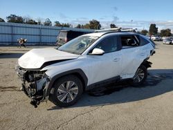 Salvage cars for sale from Copart Martinez, CA: 2022 Hyundai Tucson Blue