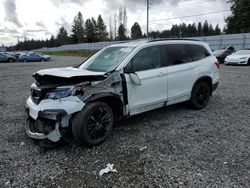 Salvage cars for sale from Copart Graham, WA: 2022 Honda Pilot SE