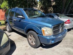 Salvage cars for sale from Copart Riverview, FL: 2004 Dodge Durango SLT