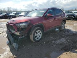 Salvage cars for sale from Copart Central Square, NY: 2019 Toyota Rav4 LE