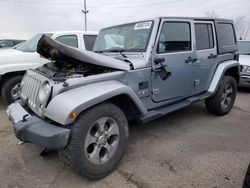 Salvage cars for sale at Moraine, OH auction: 2018 Jeep Wrangler Unlimited Sahara