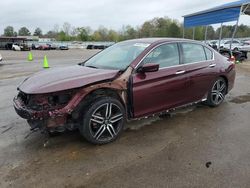 Salvage cars for sale at Florence, MS auction: 2017 Honda Accord Sport Special Edition