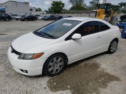 Salvage cars for sale from Copart Opa Locka, FL: 2008 Honda Civic LX