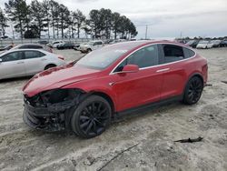 Salvage cars for sale at Loganville, GA auction: 2020 Tesla Model X