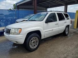 Salvage cars for sale from Copart Riverview, FL: 2002 Jeep Grand Cherokee Limited