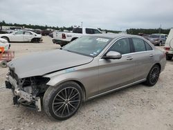 Salvage cars for sale at Houston, TX auction: 2021 Mercedes-Benz C300