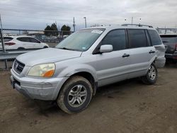 Honda salvage cars for sale: 2003 Honda Pilot EX