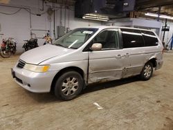 Salvage cars for sale at Wheeling, IL auction: 2002 Honda Odyssey EX