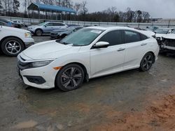 Honda Civic Touring salvage cars for sale: 2017 Honda Civic Touring