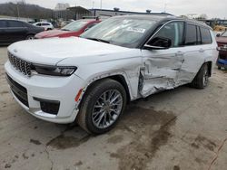 Jeep salvage cars for sale: 2022 Jeep Grand Cherokee L Summit