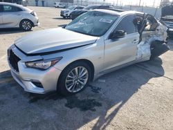 Vehiculos salvage en venta de Copart Sun Valley, CA: 2018 Infiniti Q50 Luxe