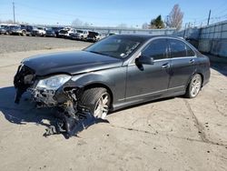 Mercedes-Benz C 250 salvage cars for sale: 2013 Mercedes-Benz C 250